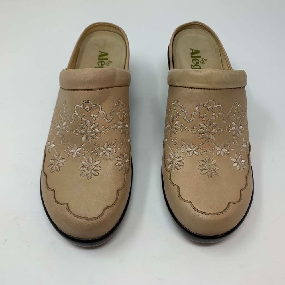 Alegria Isabelle Mule, Women's Size 38, Cream